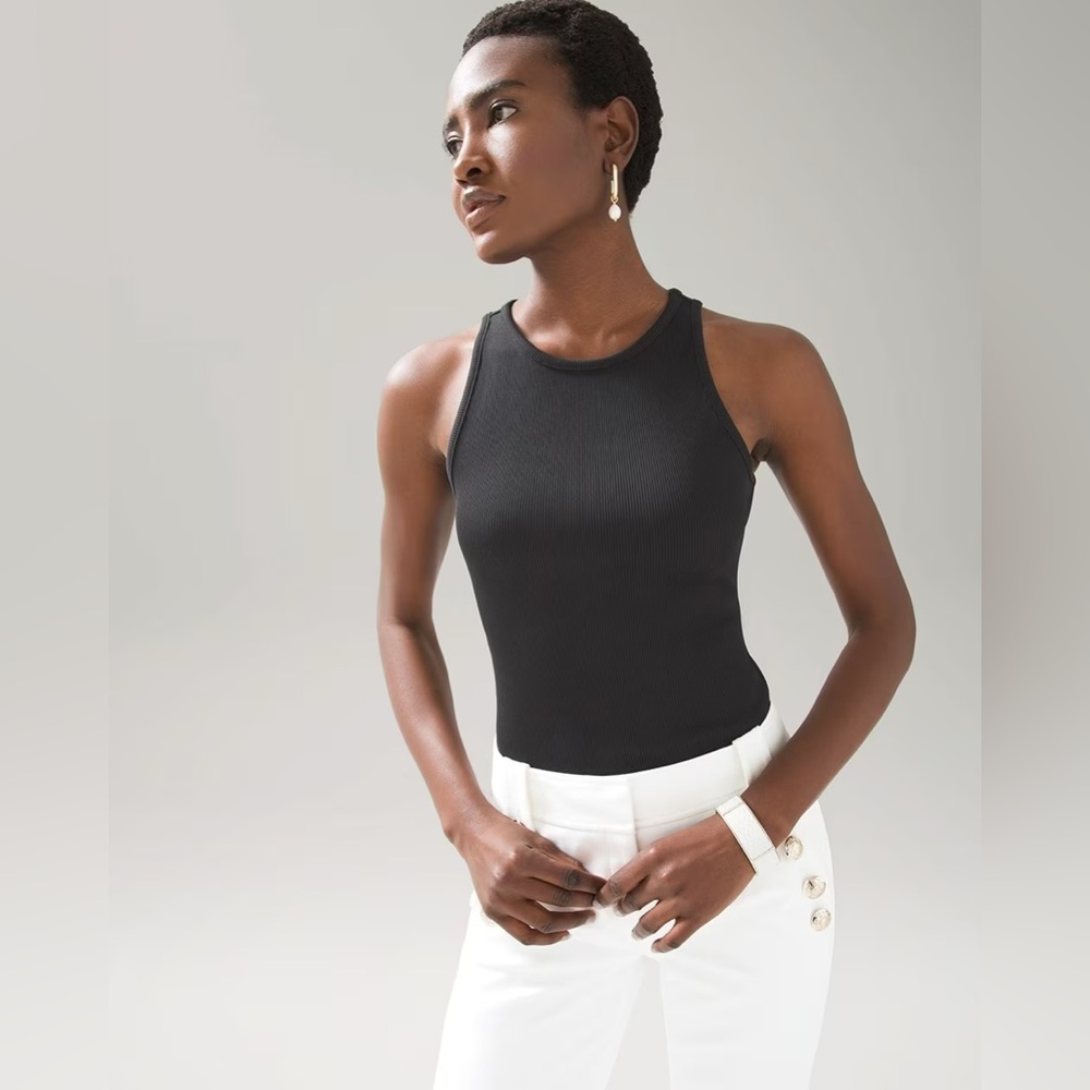White House Black Market WHBM FORME Rib Tank